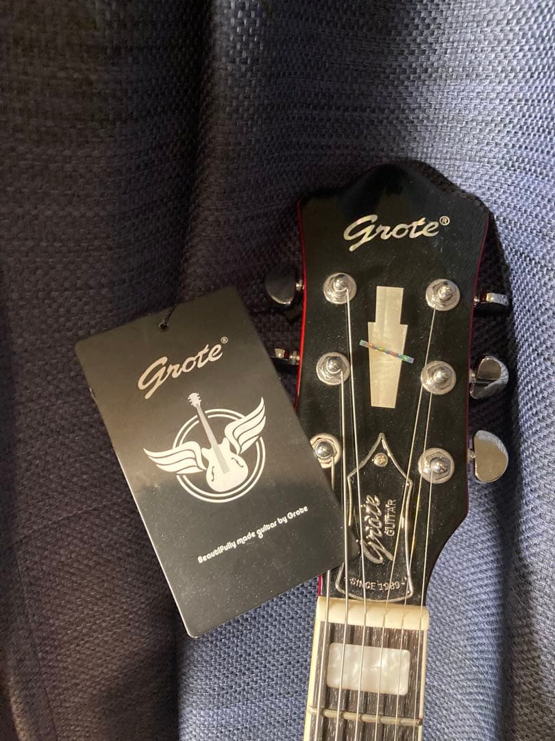 ギター GROTE Jazz Electric Guitar Semi-Hollow