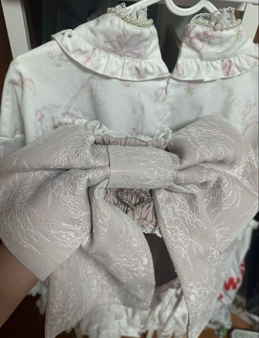 ノエミー　うさぎさんチュールフレア浴衣ドレス　ピンク