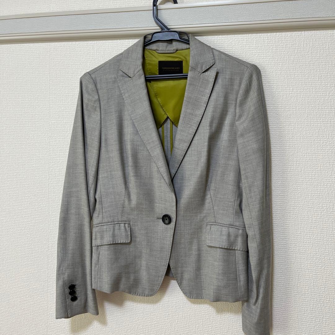 トゥモローランド　パンツスーツ　シルバー
