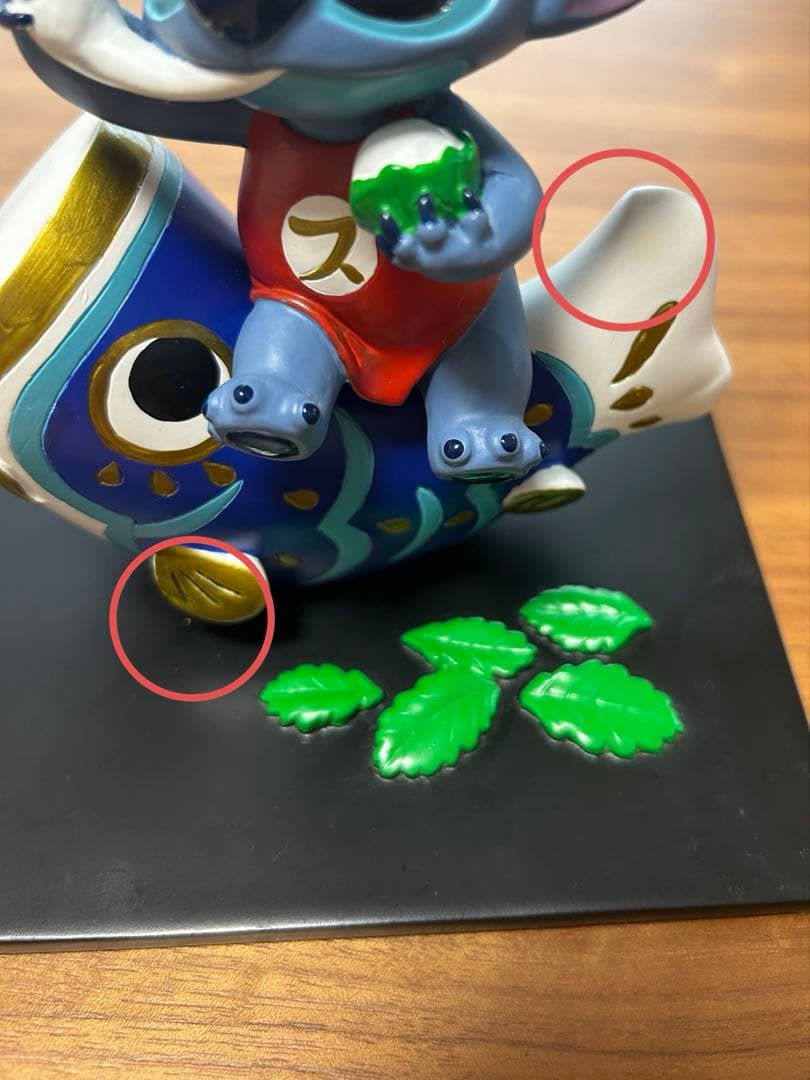 スティッチ　五月人形　兜&鯉のぼり　フィギュア レア