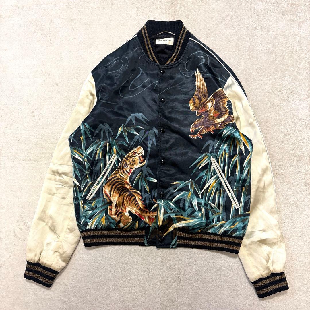 16ss saint laurent 鷹虎 スカジャン　スーベニアブルゾン