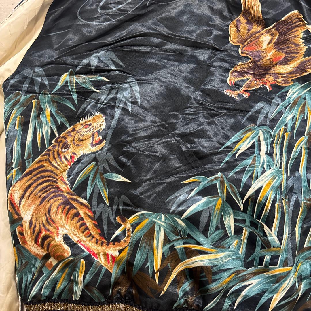 16ss saint laurent 鷹虎 スカジャン　スーベニアブルゾン