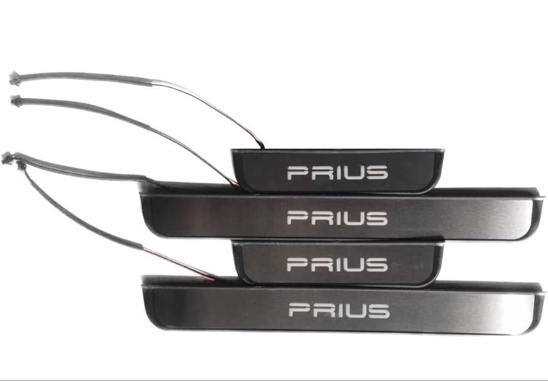 トヨタ 50プリウス 60プリウス 通用 スカッフプレート ヘアライン仕上げ