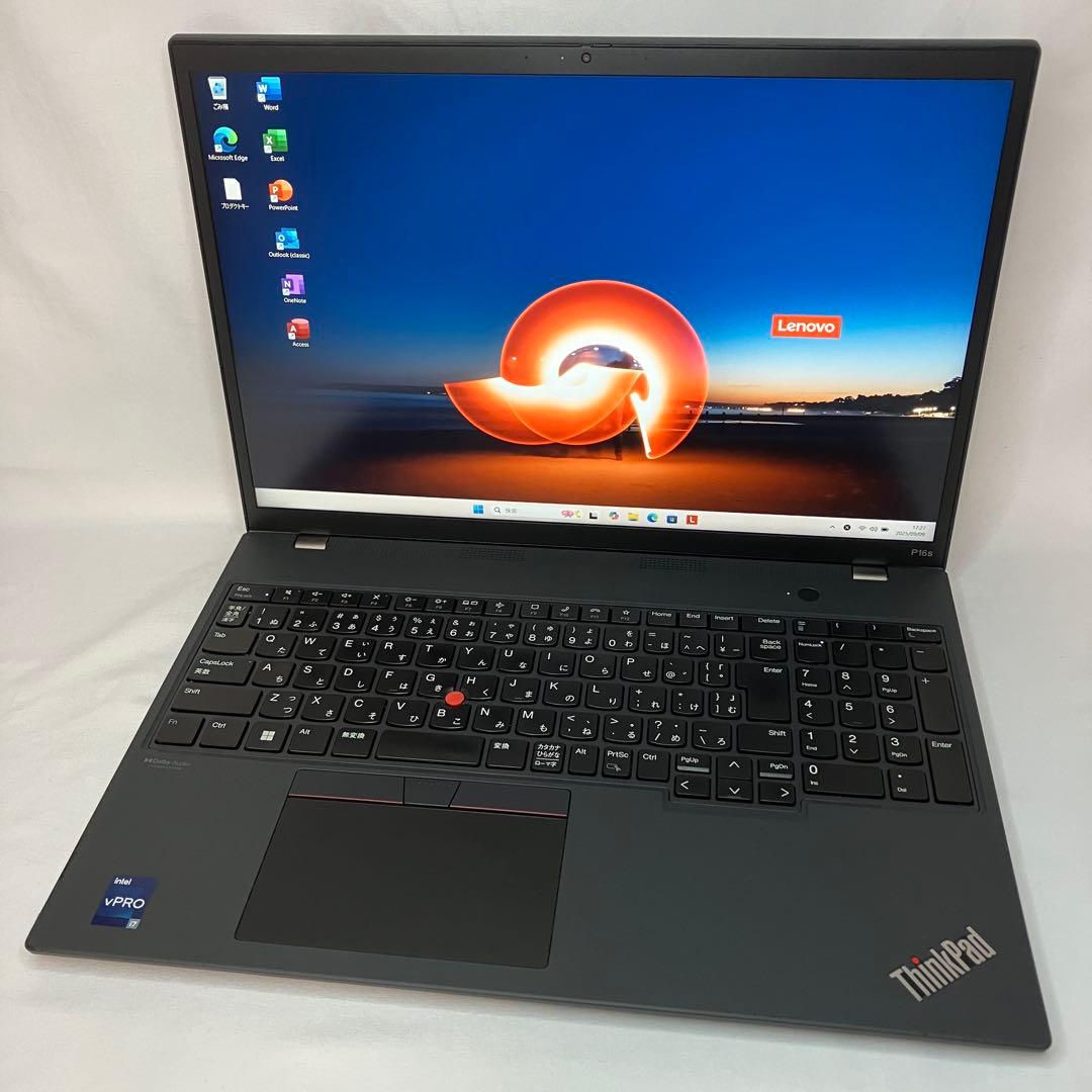 美品 ThinkPad P16s 第12世代 i7 16GB 長期保証期間中