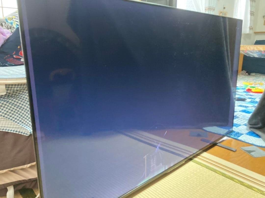 2022年式　東芝　REGZA 65インチ　液晶テレビ　画面ひび割れ　ジャンク