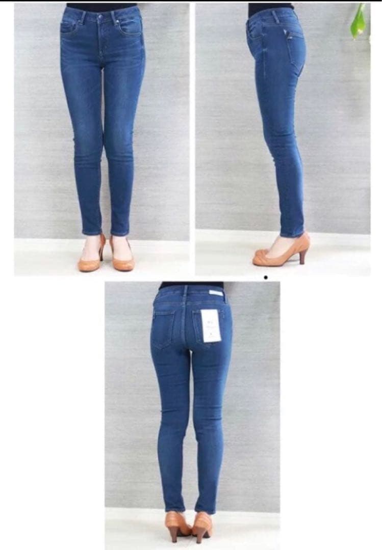 antgauge アントゲージ 裏起毛 ブラック デニム　美シルエット