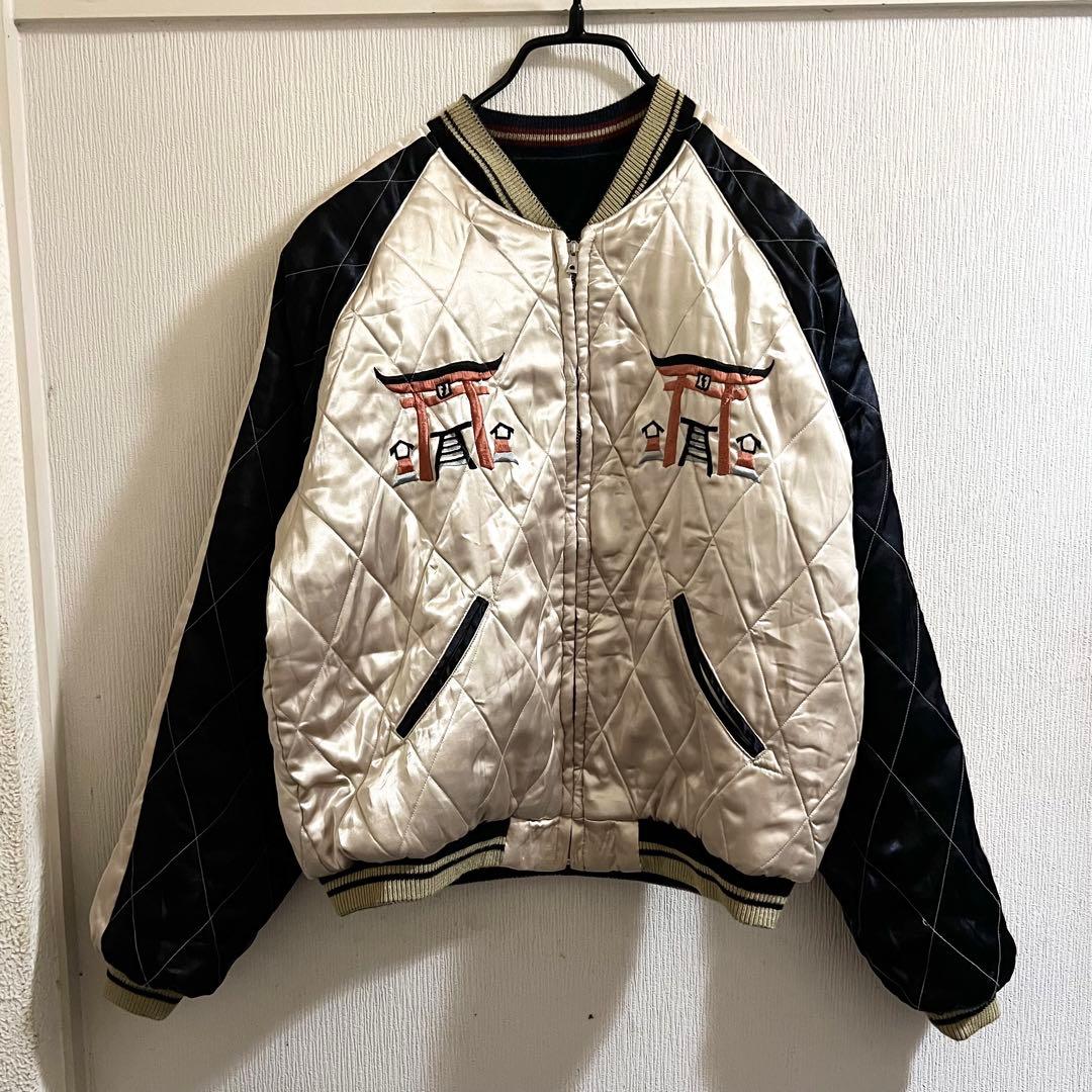 【超希少】東洋エンタープライズ 別珍 沖縄 スカジャン リバーシブル Lサイズ