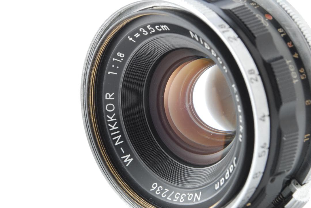 レア刻印 *U.S.PAT* Nikon W-Nikkor 3.5cm f1.8