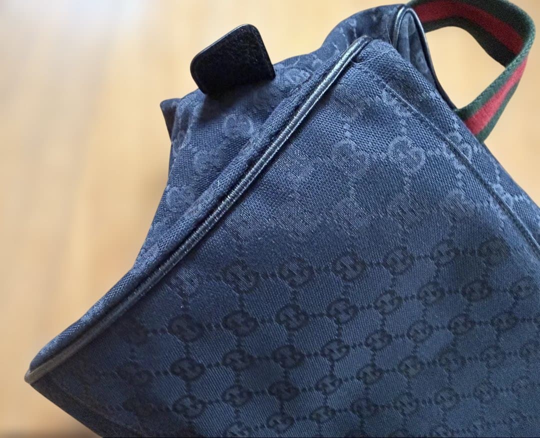 GUCCI グッチ GG キャンバス ボストンバッグ