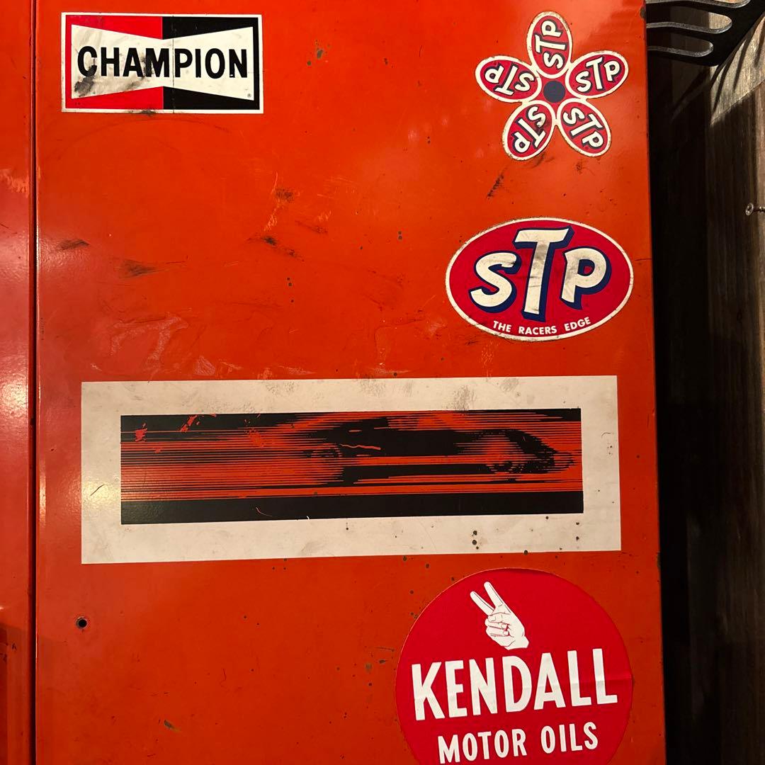 Motorcraft キャビネット ビンテージ　firestone ガレージ