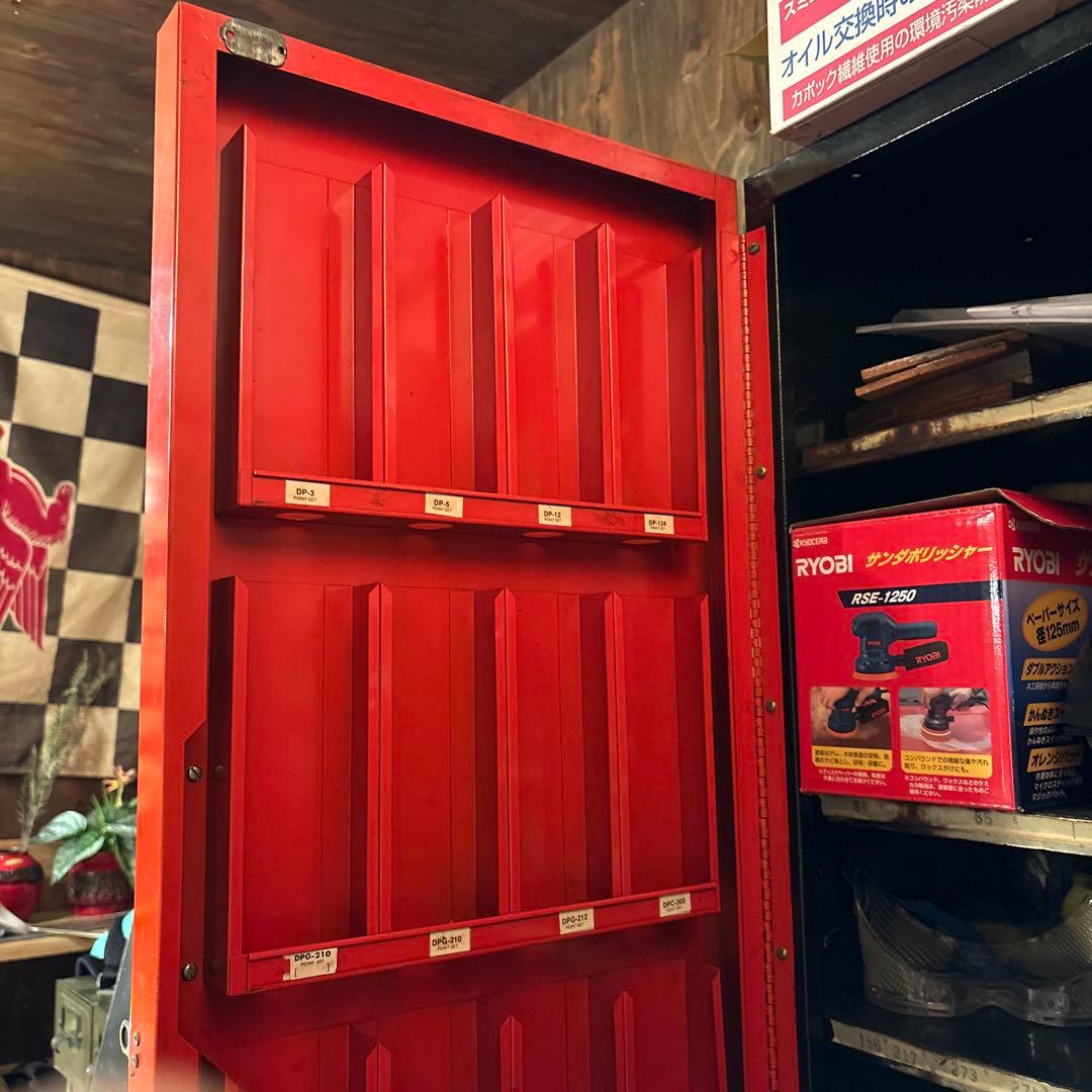 Motorcraft キャビネット ビンテージ　firestone ガレージ