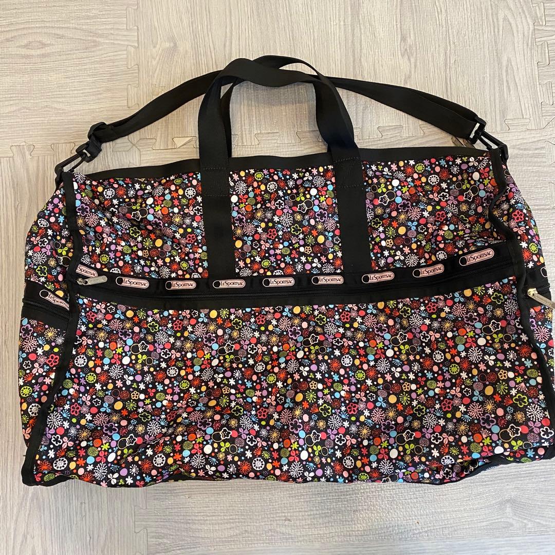 超美品‼️LeSportsac　レスポートサック　ボストンバッグ　花柄