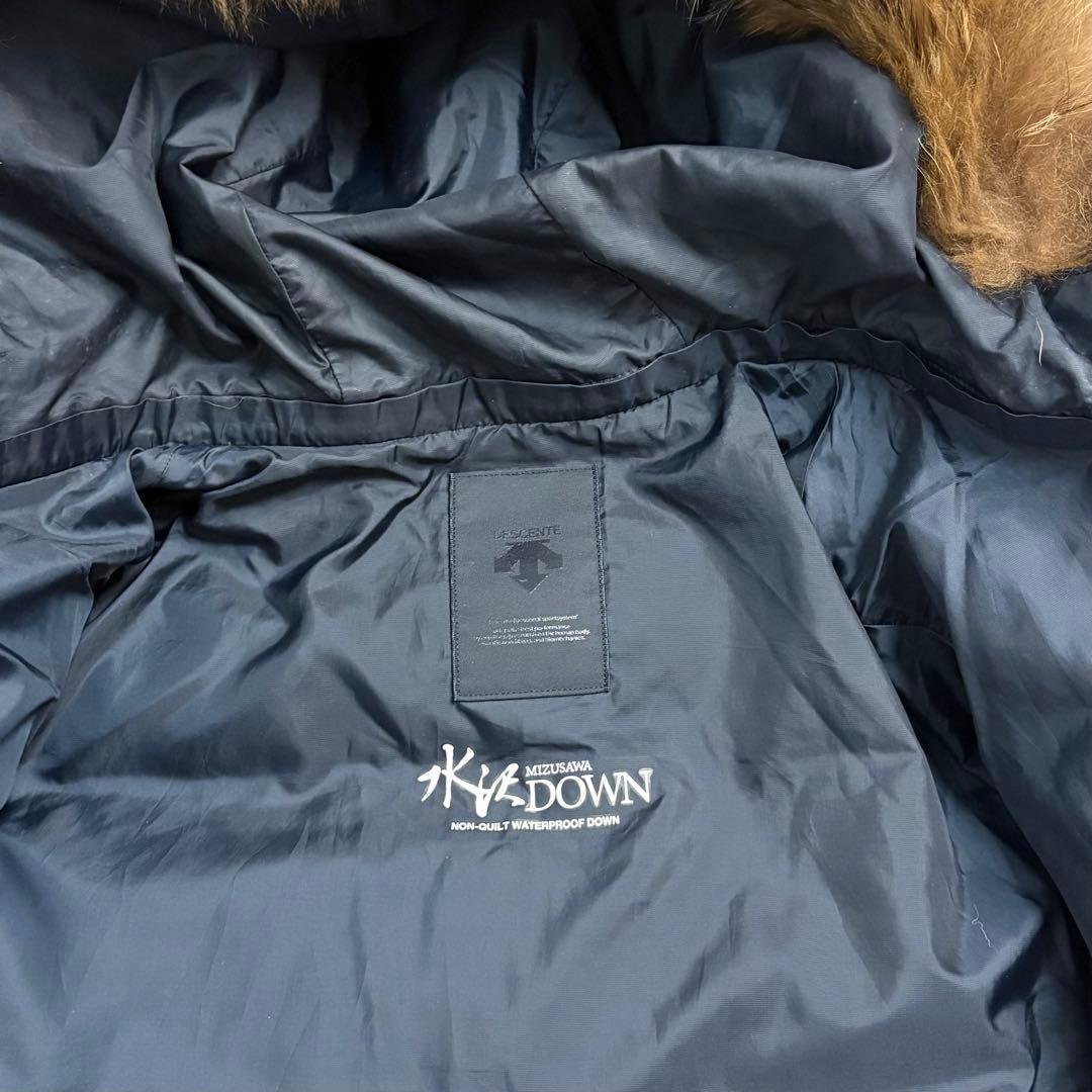 2*読様 防*a様 【機能性】水沢DOWN デサント ダウン ラクーンファー