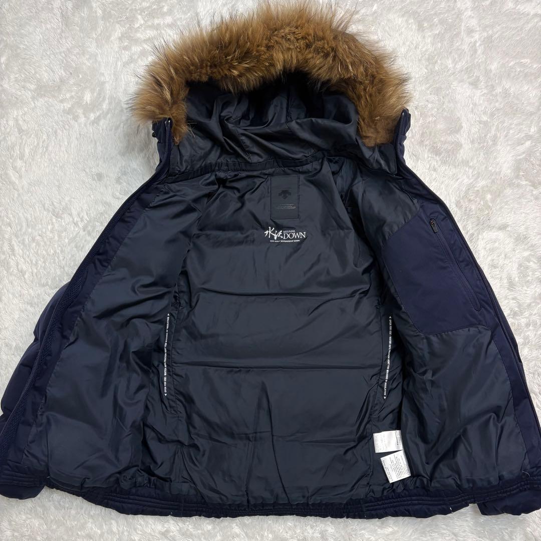 2*読様 防*a様 【機能性】水沢DOWN デサント ダウン ラクーンファー