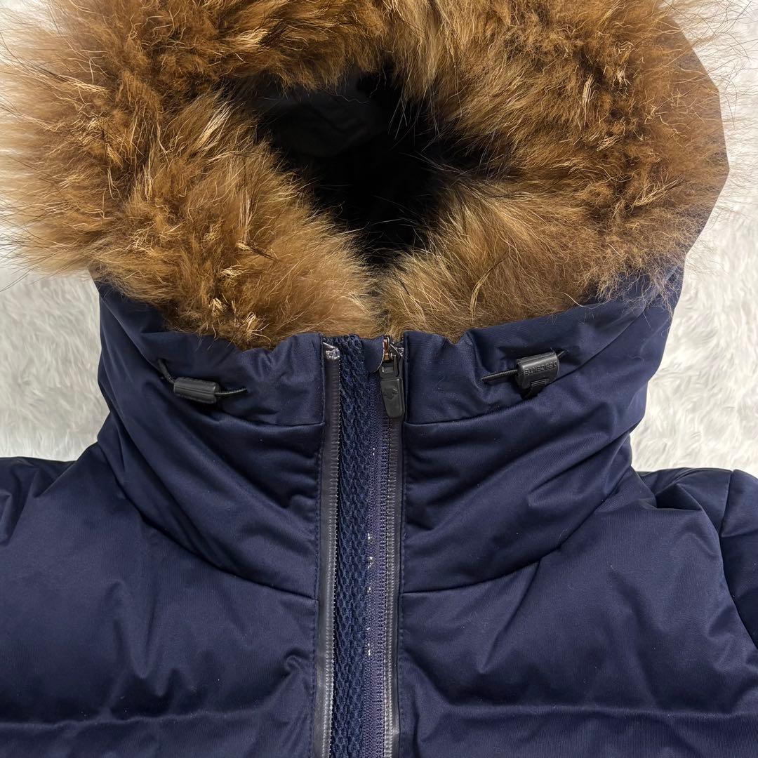 2*読様 防*a様 【機能性】水沢DOWN デサント ダウン ラクーンファー