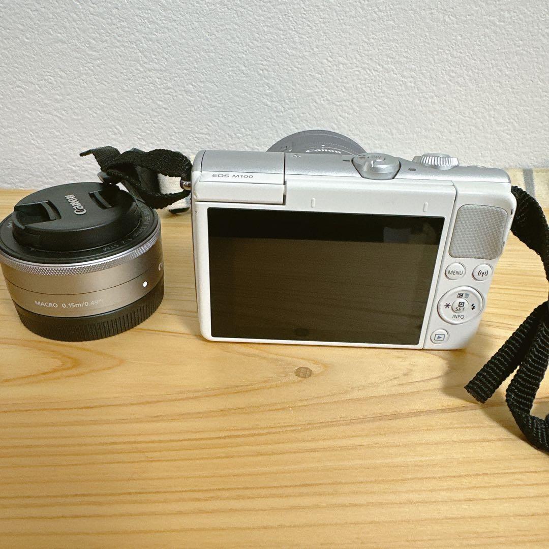 ハチハチさん専用Canon EOS M100 ミラーレス一眼 本体とレンズセット