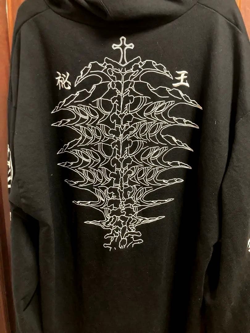 激レア!! ミステリオ マスク フード パーカー XL WWE タトゥー