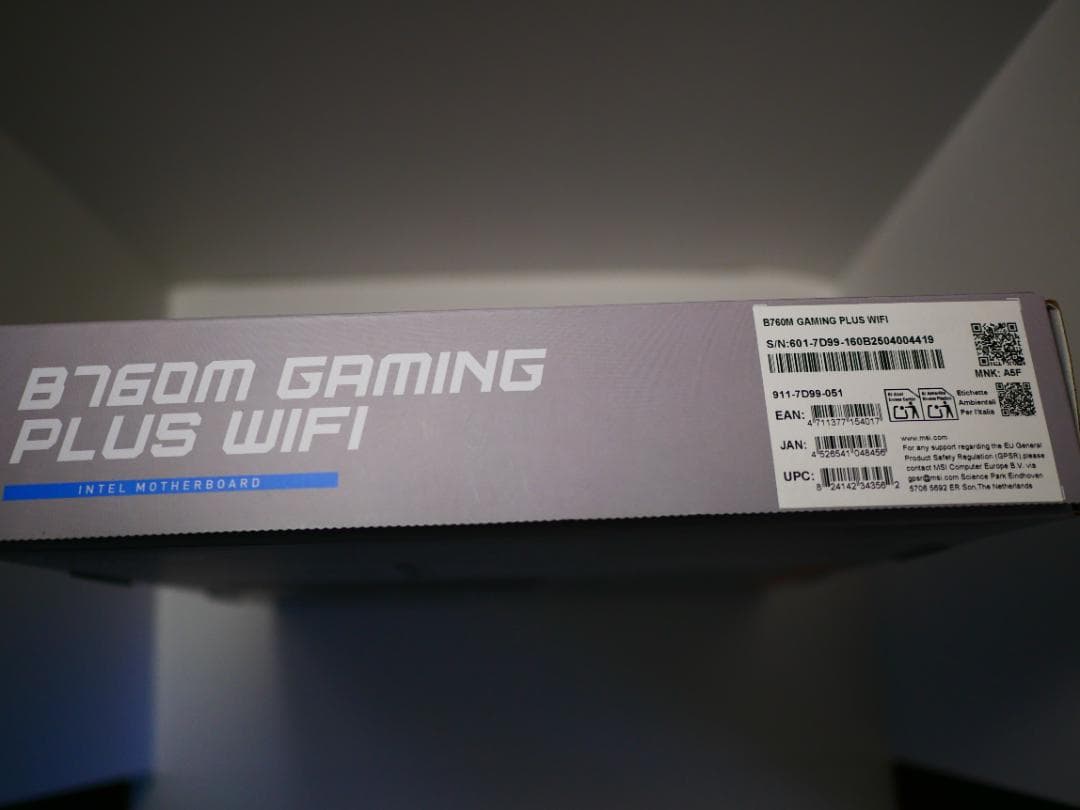 【未使用品】MSI B760M GAMING PLUS WIFI マザーボード