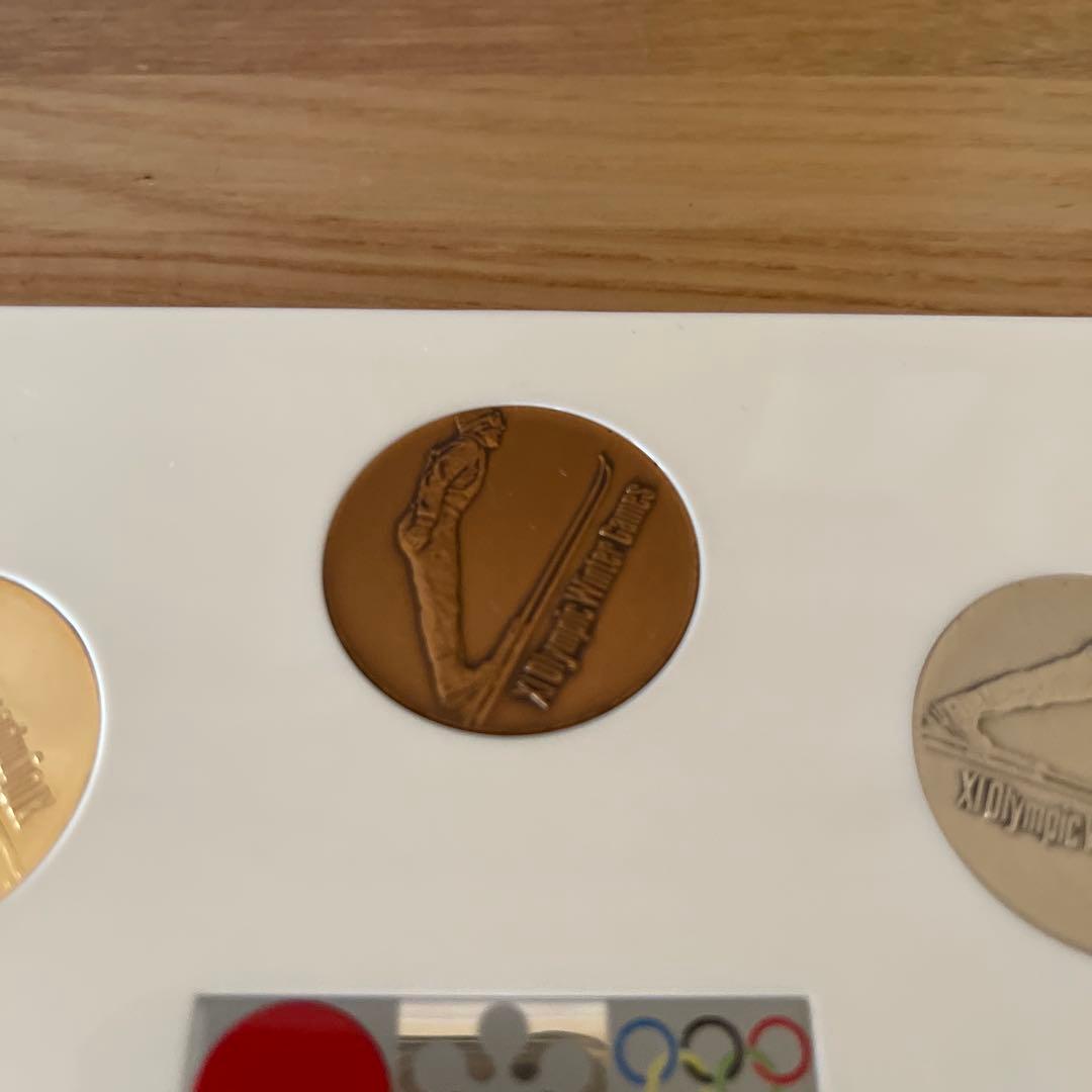 札幌オリンピック金銀銅メダルセット 1972年