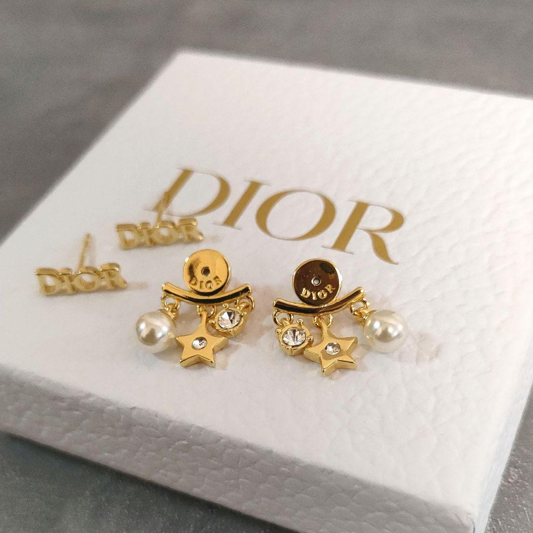 Dior ディオール ピアス ゴールド