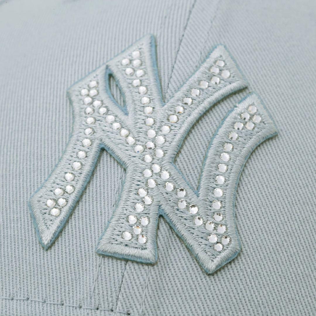 9FORTY Rhinestone ニューヨーク・ヤンキース ペールブルー