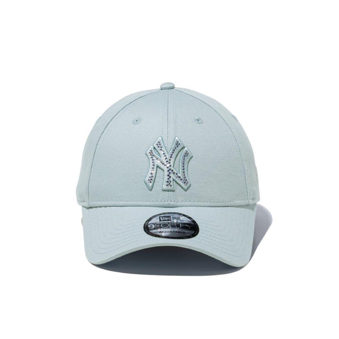 9FORTY Rhinestone ニューヨーク・ヤンキース ペールブルー
