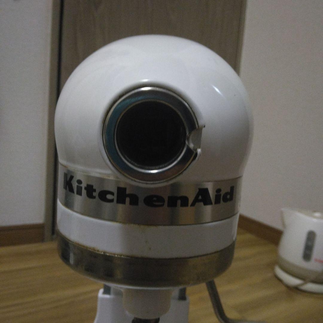 KitchenAid スタンドミキサー ホワイト 付属品付き KSM5