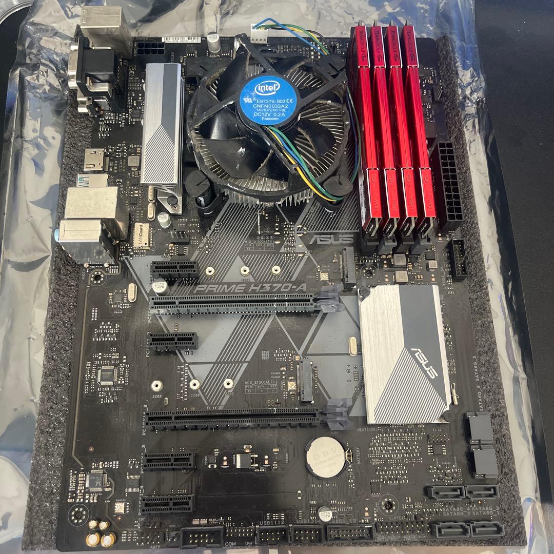 マザーボードCPU付き　i7-9700F prime H370-A