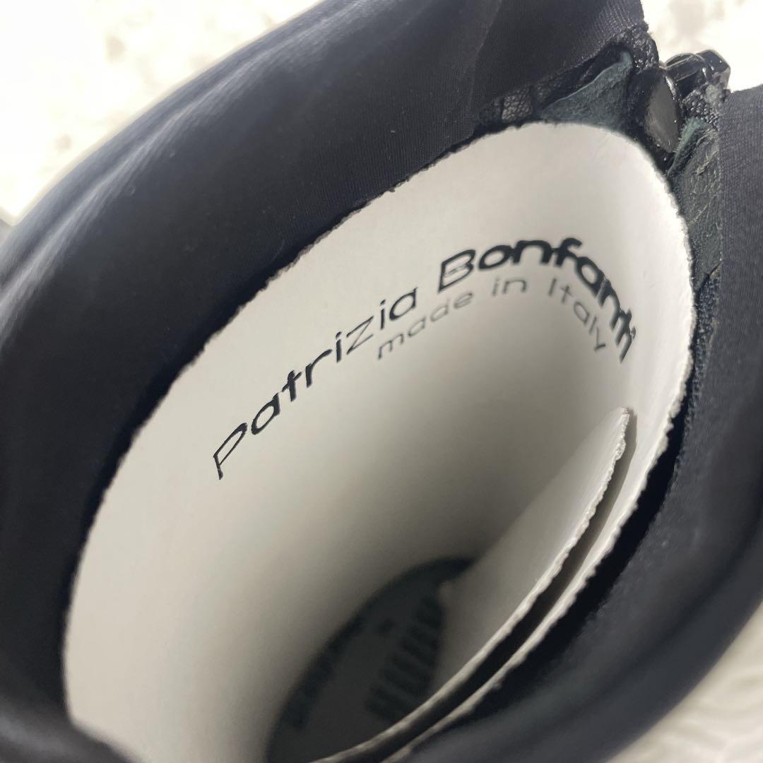 未使用級✨パトリシアボンファンティ　ソックスブーツ　バックジップ　37 レザー