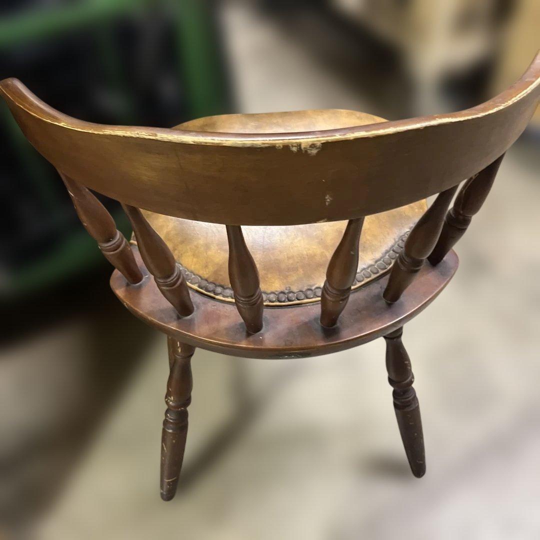 【ウィンザーチェア】◆アンティーク◇鋲打ち◆英国◇