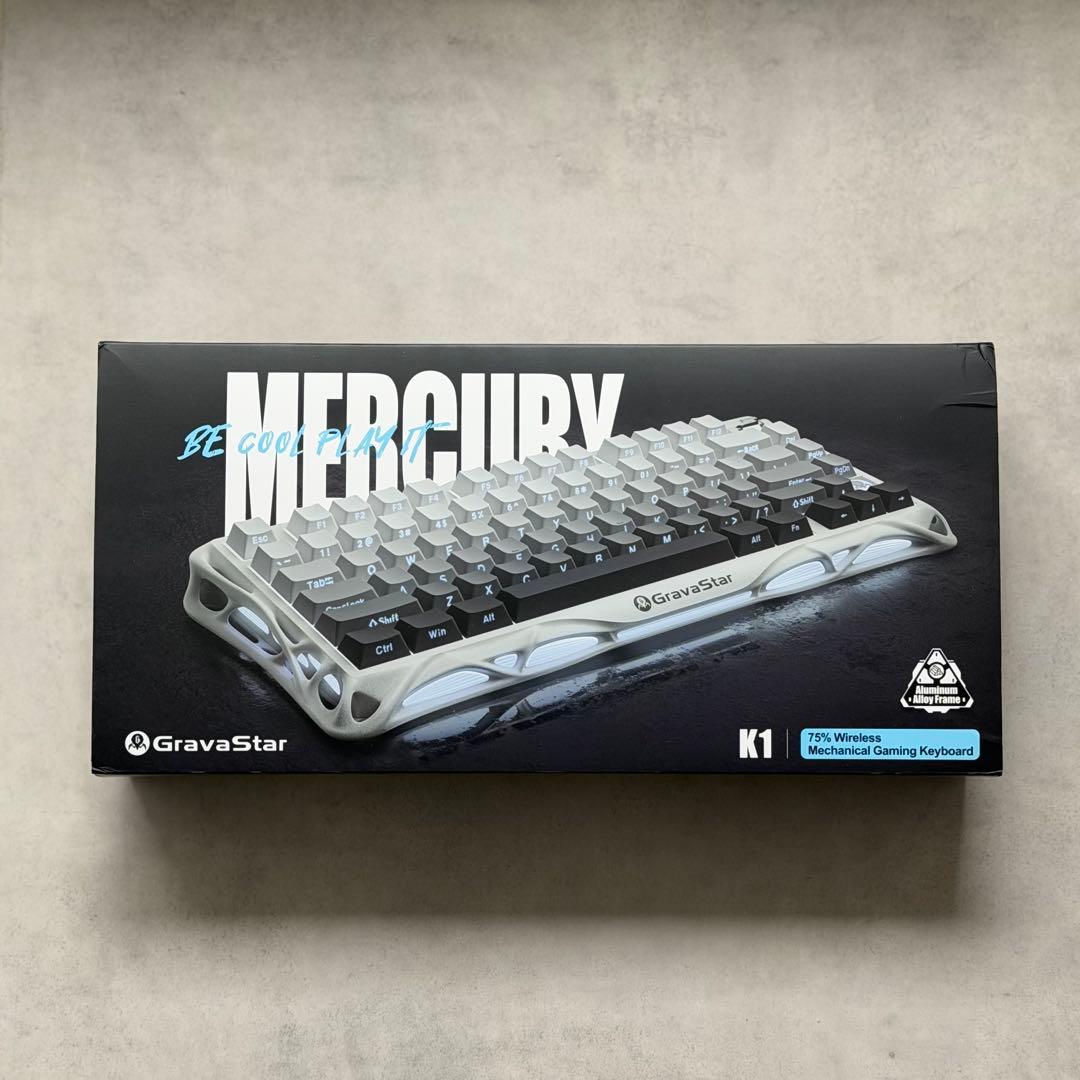 新品 GravaStar Mercury K1 キーボード ホワイト US配列