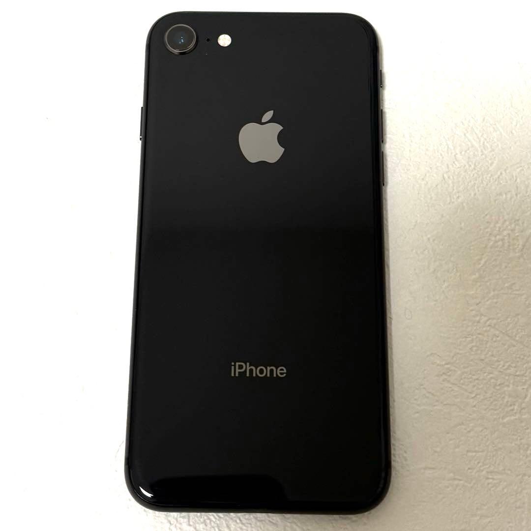 iPhone 8 スペースグレイ 64GB SIMフリー 本体 動作良好