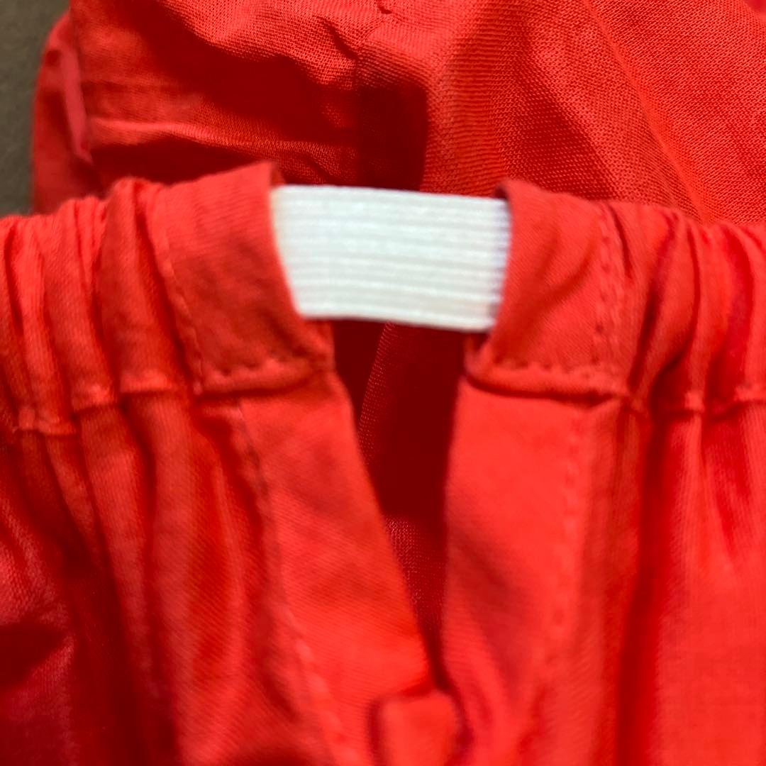 最終価格　22AW merlette ティアードスカート　CERES 赤