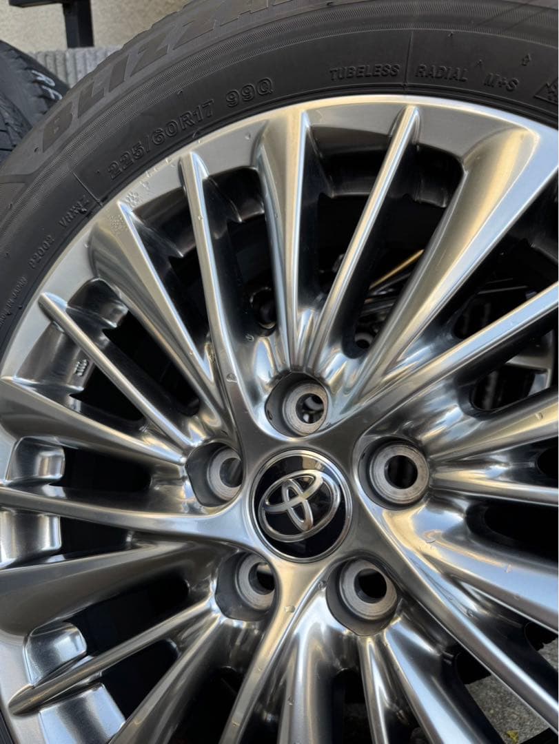 【美品】アルファード30後期 純正17インチ　スタッドレス&ホイールセット