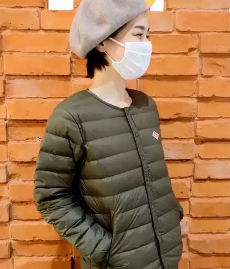 新品 Dantonダントン インナーダウン ジャケット　OLIVE M