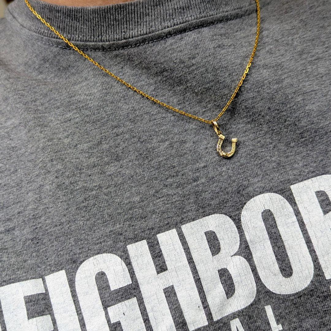 アヴァランチ 10K イエローゴールド ペンダント ホースシュー Sサイズ