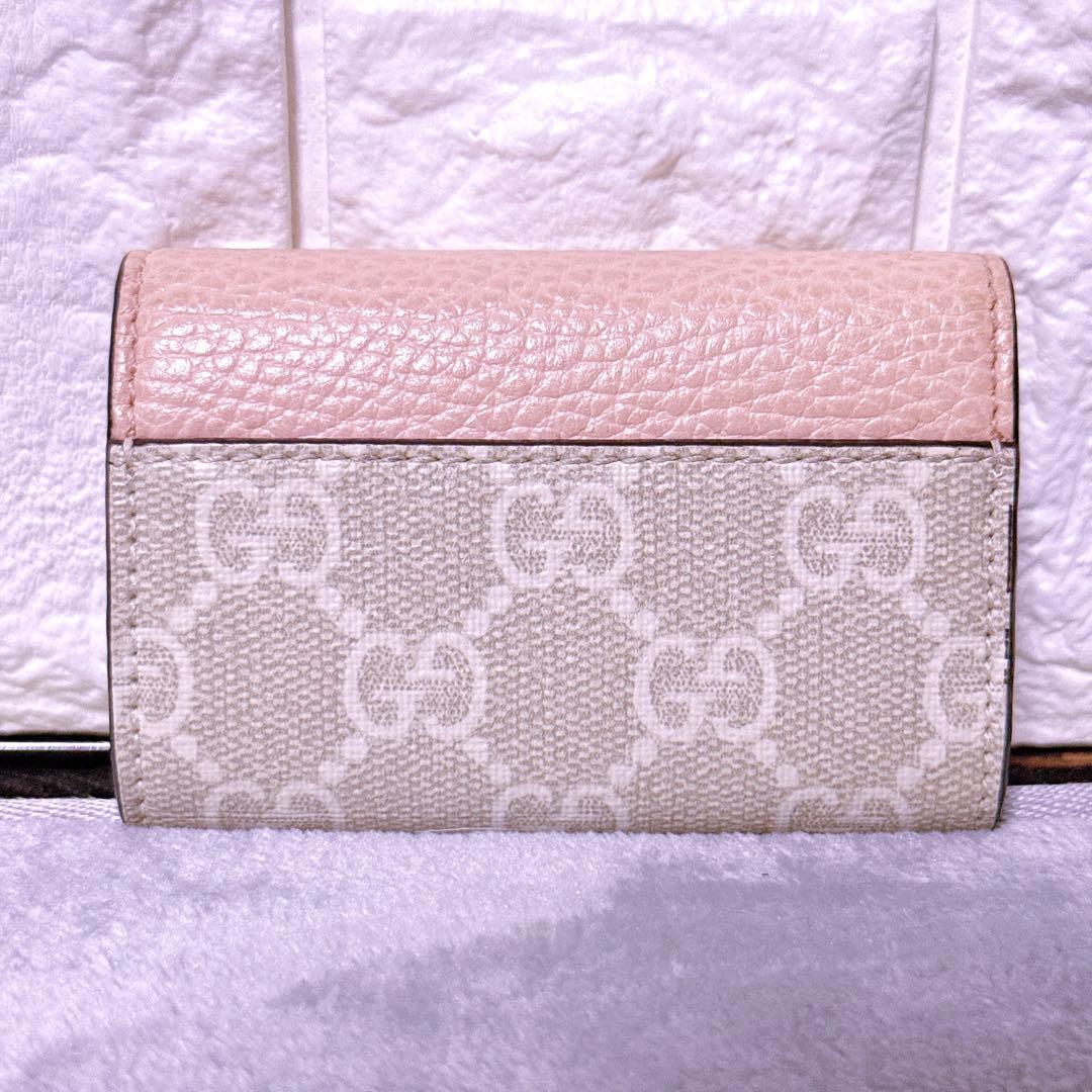 付属品完備【未使用】GUCCI キーケース 6連 GG マーモント スプリーム