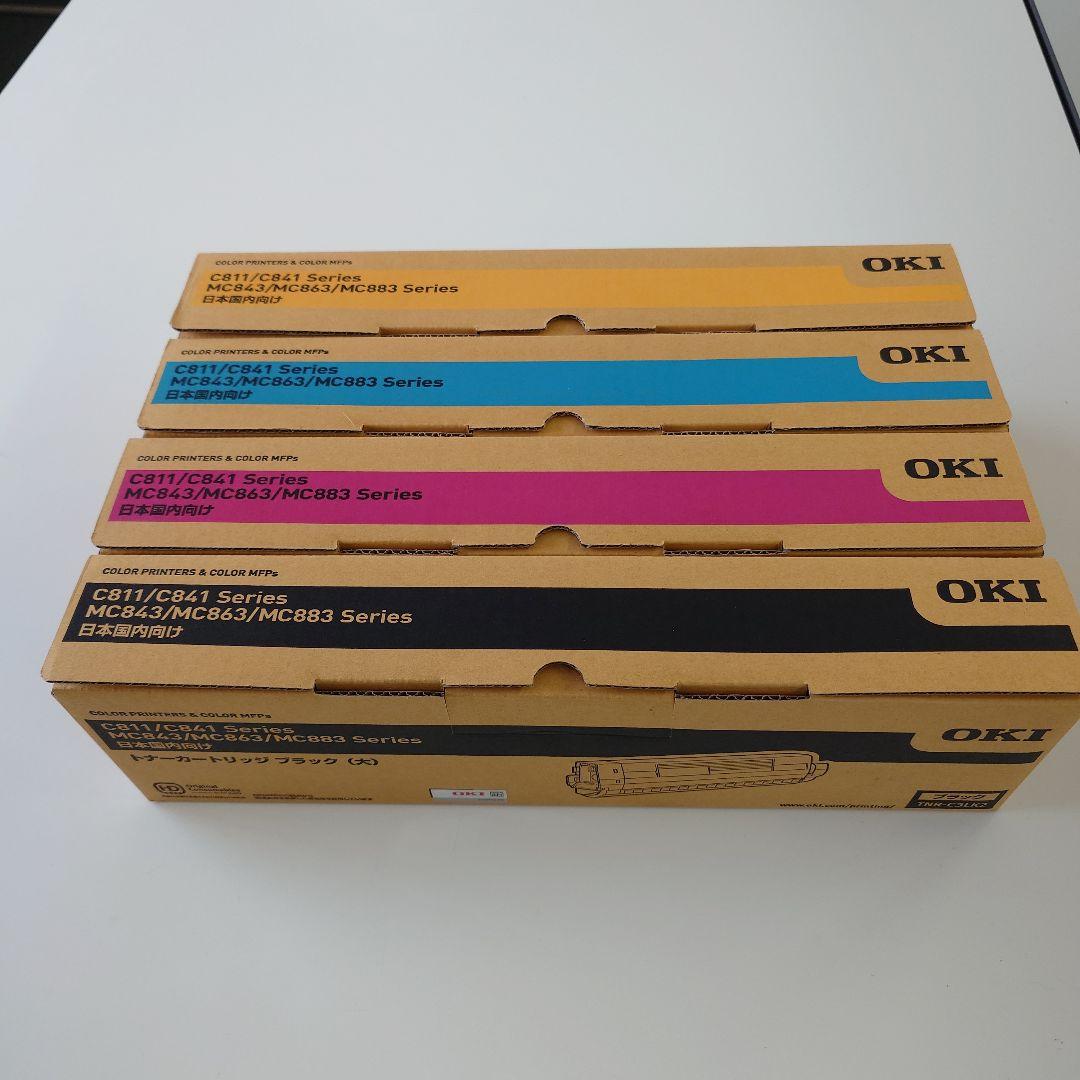 OKI トナーカートリッジTNR-C3LK2/C2/M2/Y2 4色セット