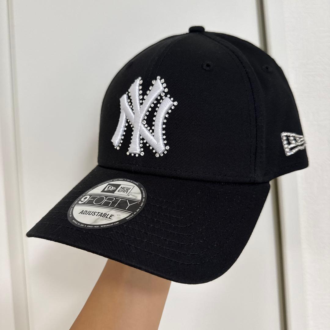 ☆タイムセール中 New Era 9FORTY NYスワロフスキーデコキャップ
