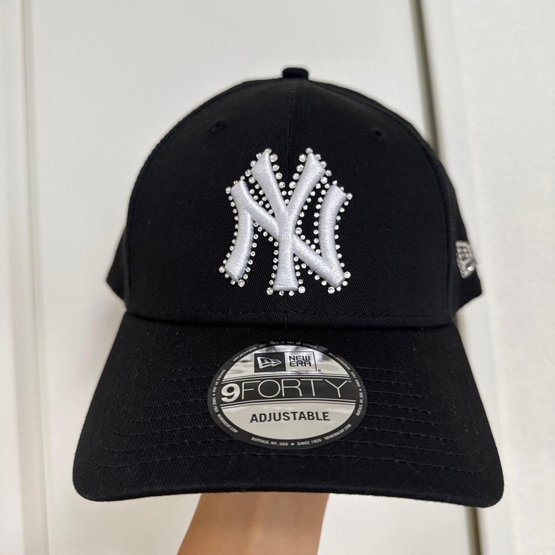 ☆タイムセール中 New Era 9FORTY NYスワロフスキーデコキャップ