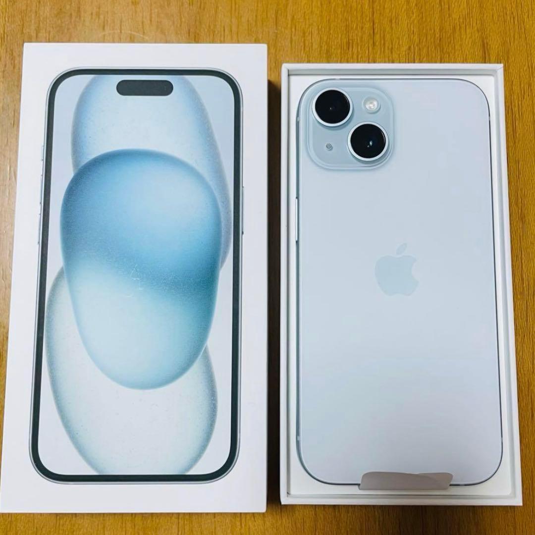 iPhone15 128GB ブルー SIMフリー docomo