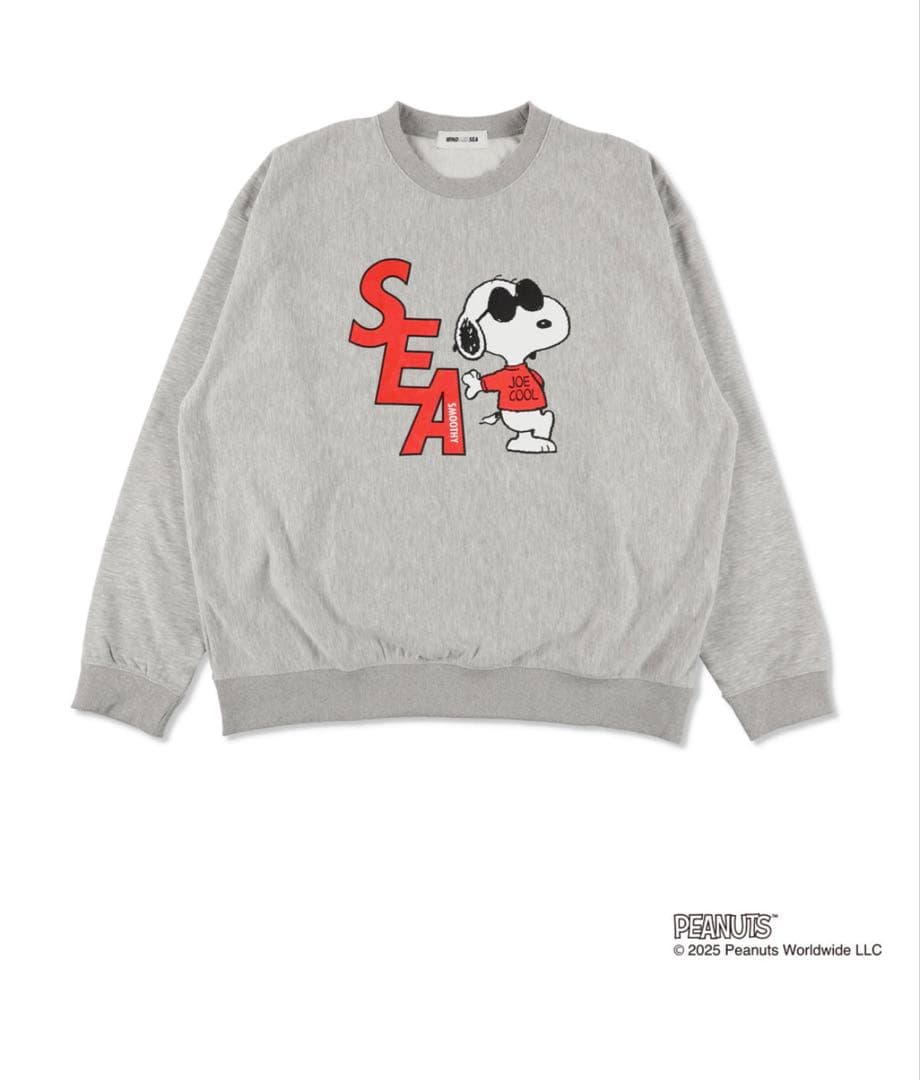 SMOOTHY × WDS Snoopy Crewneck Sweatshirt