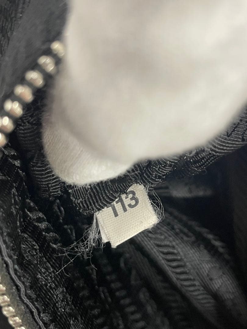 【Ｅ】PRADA ミニボストン BR2246 ブラックレザー