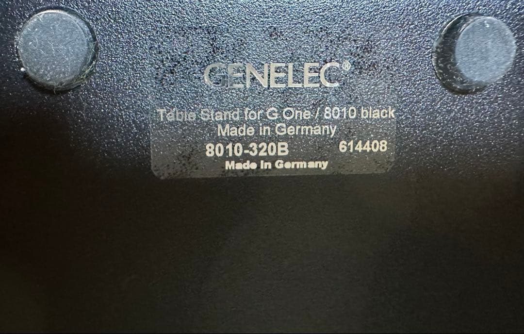 GENELEC 8010 スピーカースタンド ブラック　ペア