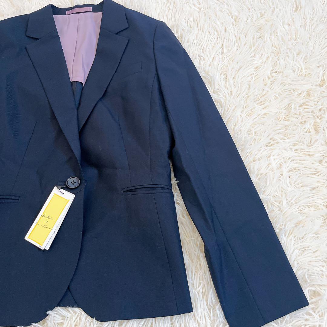 新品タグ付✨LES MUSE × cancam 紺無地調スーツ上下2点セット