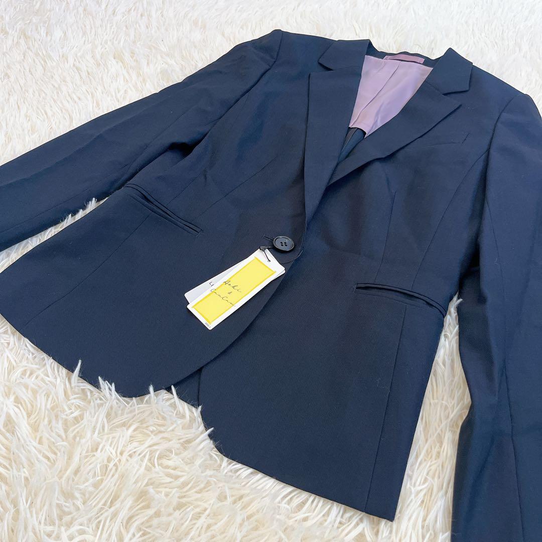 新品タグ付✨LES MUSE × cancam 紺無地調スーツ上下2点セット