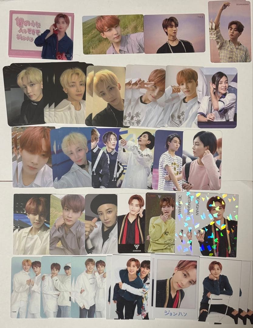 n*.様 【まとめ売り】 セブチ ジョンハン トレカ アルバム ボイスキーホルダ