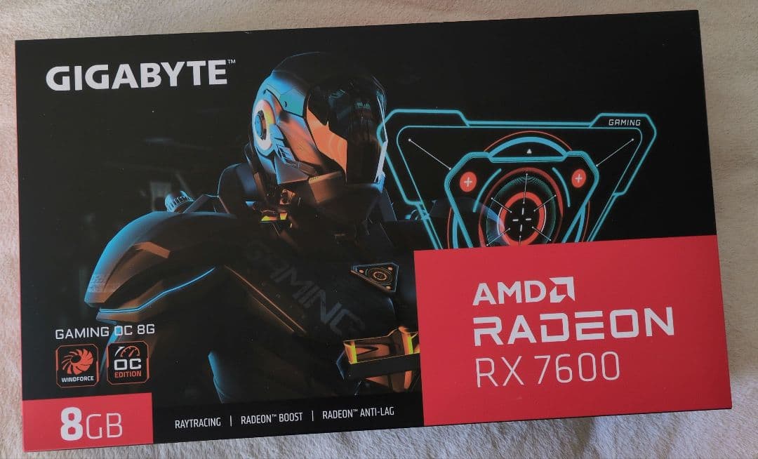 グラフィックボード・グラボ・ビデオカード GV-R76GAMING OC-8GD Radeon RX7600