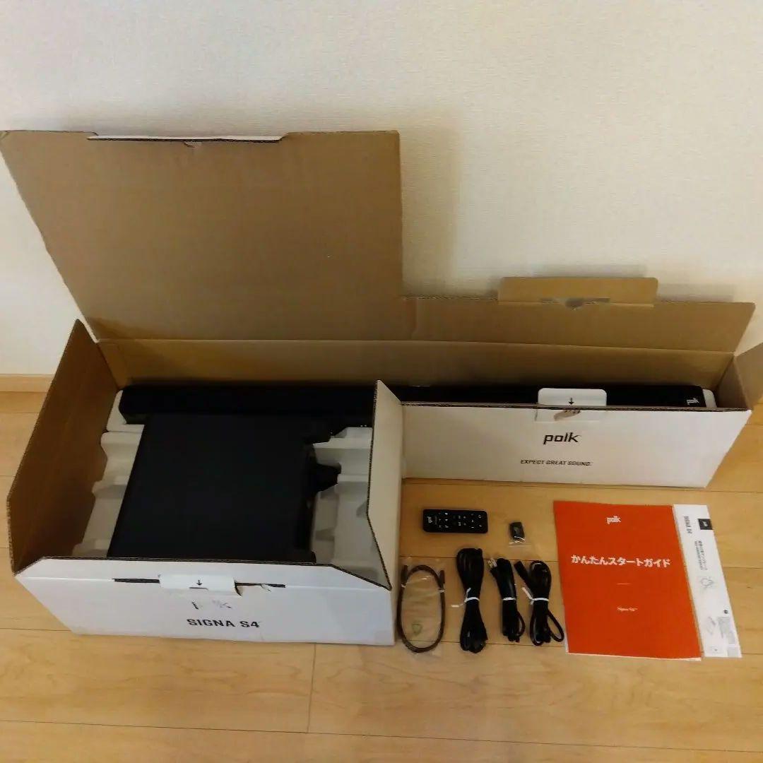 新品同様　Polk Signa S4　サウンドバーウーファー付き