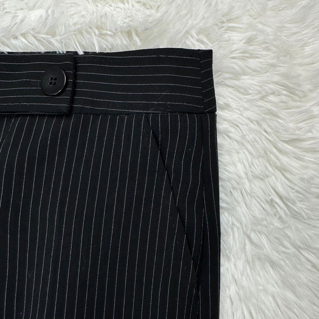 エンポリオアルマーニ✨パンツセットアップ ブラック ストライプ サイズ42/40